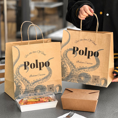 Bom preço Saco de Papel Kraft Resistente Material Reciclável Disponível em Várias Espessuras e Tamanhos Personalizados com Múltiplos Tipos de Alça on-line