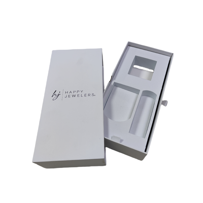 Bom preço Caixa de Papel Cosmético com janela de hot stamping dourado e prateado, corte, relevo e deboss, tamanho personalizável para cremes e séruns on-line