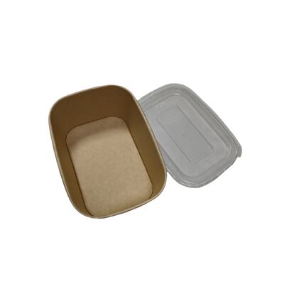 Bom preço Embalagem Caixa de papel concebida com 4 cores de impressão, laminação mate e conformidade com a norma de contato com alimentos ideal para as necessidades de embalagem de alimentos on-line