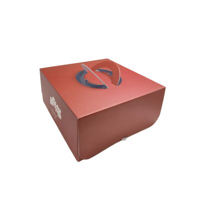 Bom preço Caixa de papel durável com laminação fosca papel de cartão branco espesso cortado limpo à prova de poeira e resistente ao óleo perfeito para embalagem de bolo de aniversário on-line