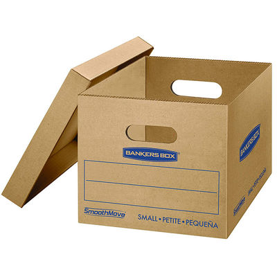 Bom preço Caixa de empacotamento ondulada da caixa da bagagem movente da caixa de papel de Brown Kraft on-line