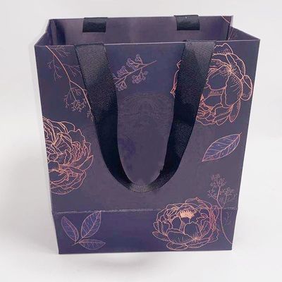 Bom preço O costume da parte alta imprimiu sacos de papel, sacos de compras de papel personalizados on-line