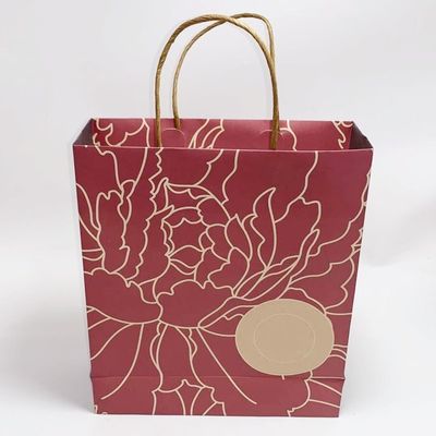 Bom preço Os sacos da mercadoria do papel colorido da luz levantam-se o saco de papel Eco de Kraft amigável on-line