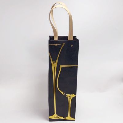 Bom preço Espessura personalizada vinho tinto dos sacos de papel 0.30mm com superfície de carimbo quente on-line
