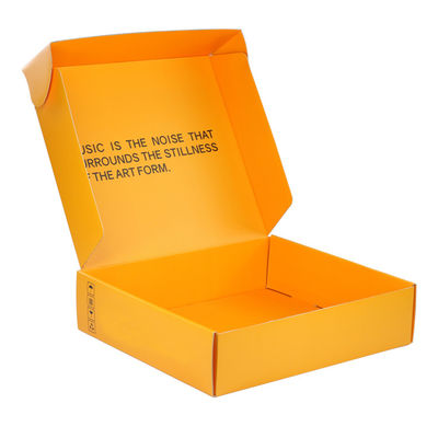 Bom preço O costume imprimiu o empacotamento de papel cortado micro flauta de empacotamento das caixas do fato on-line