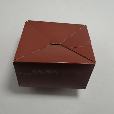 Bom preço Personalize caixas de presente do papel de embalagem Do bolo da caixa de papel 300gsm do pacote da impressão on-line