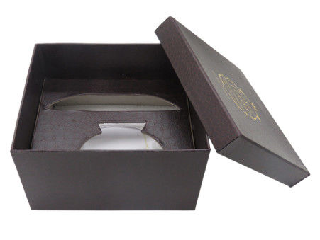 Bom preço A caixa de papel do pacote resistente da quebra personaliza Brown/tampa branca e a caixa baixa on-line