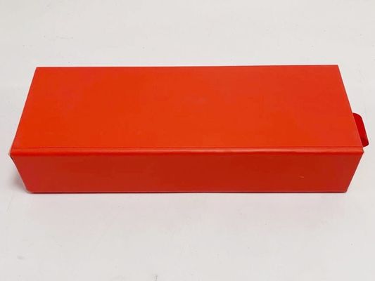 Bom preço O costume de papel alaranjado da caixa da gaveta imprimiu a laminação 157gsm de Matt das caixas de presente on-line