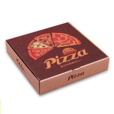 Bom preço O chocolate rígido reusável encaixota as caixas de papel de embalagem da pizza do alimento do cartão on-line