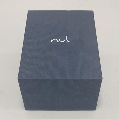 Bom preço Cor cinzenta de empacotamento das caixas da joia elegante, empacotamento feito sob encomenda da guarda-joias on-line