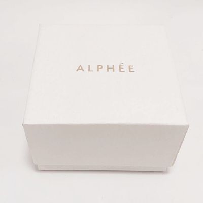 Bom preço Estilo de papel bonito da tampa e da base do logotipo do ouro da folha da caixa de papel de Boxesfancy da joia on-line