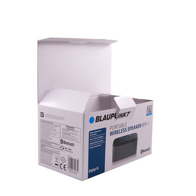 Bom preço O componente eletrônico ondulado de caixa de papel da cor branca empacota a impressão de CMYK on-line