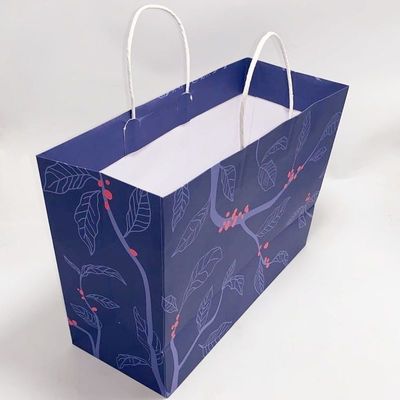 Bom preço Sacos de papel impressos costume com punho on-line