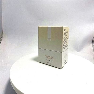 Bom preço Caixa de papel cosmética da tampa média do quadrado para o creme de cara da loja on-line