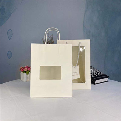 Bom preço O costume amigável do PVC de Eco imprimiu sacos de papel para o pão do lugar on-line