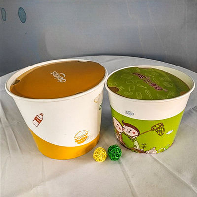 Bom preço A caixa de papel do pacote do restaurante 400GSM remove recipientes de alimento descartáveis on-line